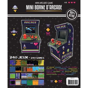 mini borne d'arcade jeux videos